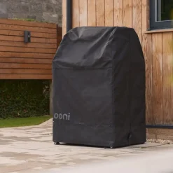 Beskyttelsestrekk til pizzaovn og bord medium svart