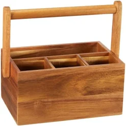 Bess bestikkholder 22x15x11 cm akasie