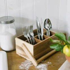 Bess bestikkholder 22x15x11 cm akasie