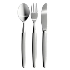 Bestikksett 18 deler børstet stål