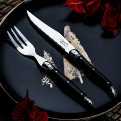 Bestikksett mini 12 stk svart