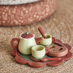 Bette kjøkkensett leketøy til barn 9 deler tre