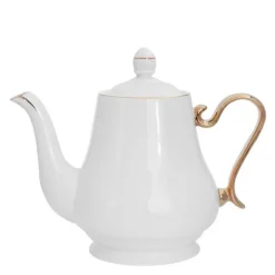 Bianco tekanne 1L hvit/gull