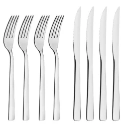 Biffbestikk 8 deler 18/0 stål