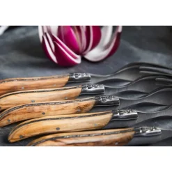 Biffgafler 6 deler oliventre