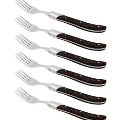 Biffgafler 6 deler wengetre