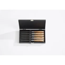 Biffkniv 6 deler oliventre