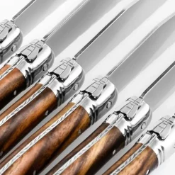 Biffkniver 23 cm 6 stk dark wood