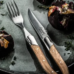 Biffkniver 6 stk oak stonewash