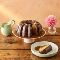 Big Love kakefat 31x10 cm hvit/rosa