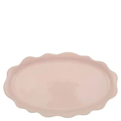 Big Love serveringsfat 35x20 cm rosa