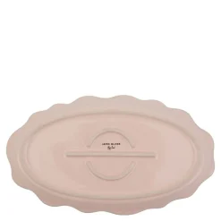 Big Love serveringsfat 35x20 cm rosa