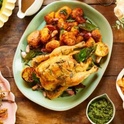 Big Love serveringsfat 40x32 cm grønn