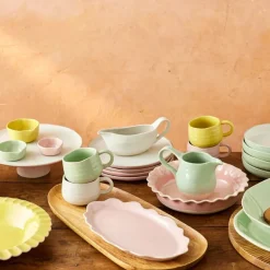 Big Love tallerken 27 cm 4 stk rosa