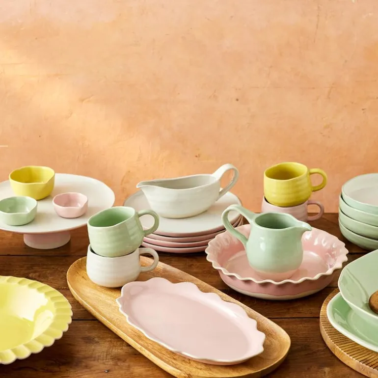 Big Love tallerken 27 cm 4 stk rosa