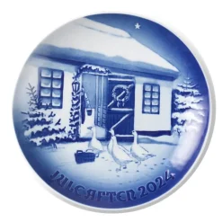 Bing & Grøndahl 2024 årstallstallerken 18 cm