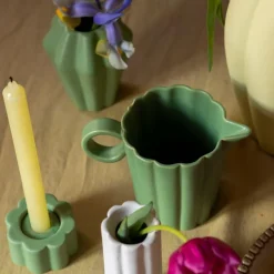 Birgit vase 5 cm olive