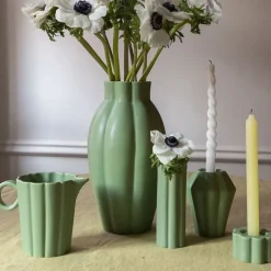 Birgit vase 14 cm olive