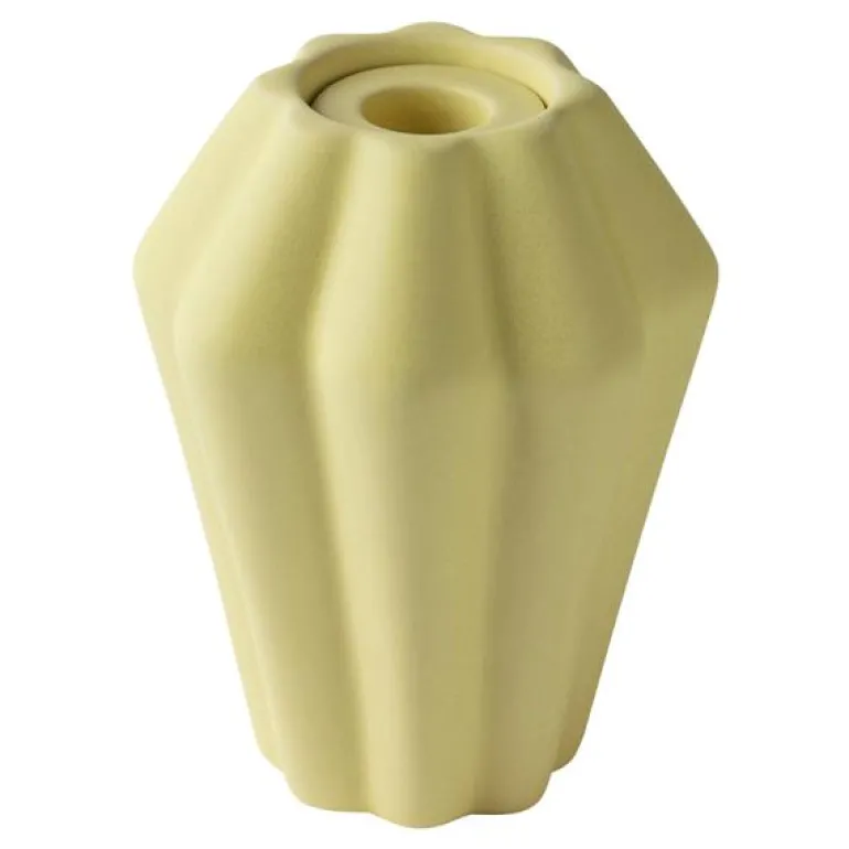 Birgit vase 14 cm pale yellow