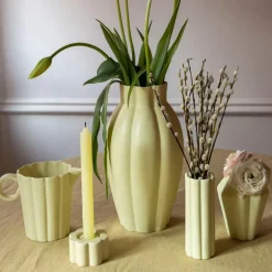 Birgit vase 14 cm pale yellow