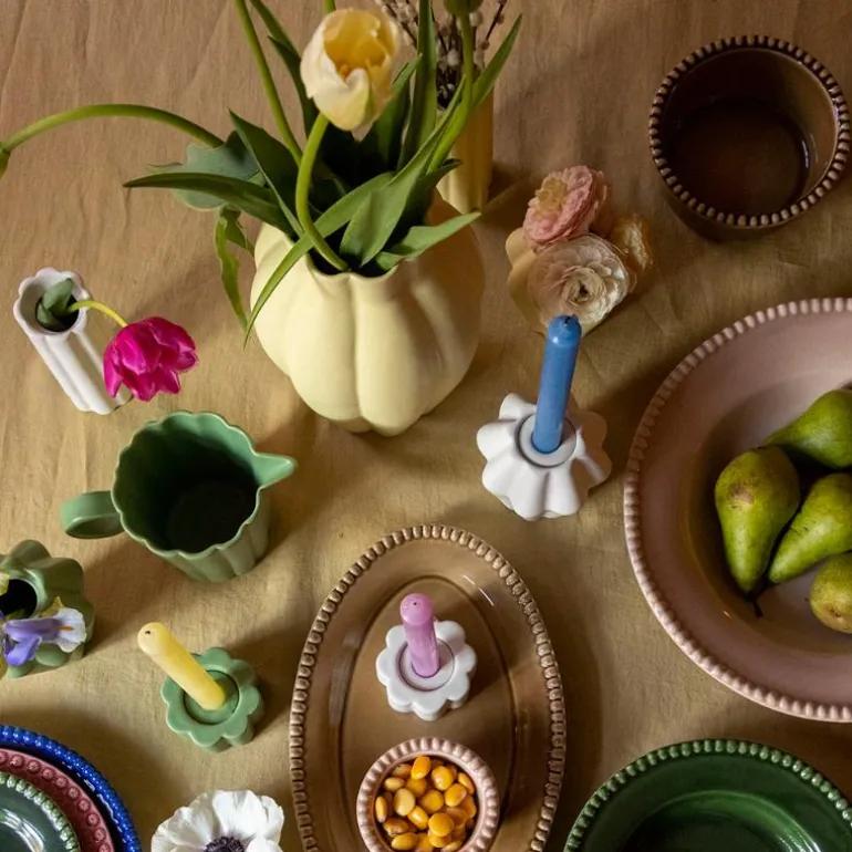 Birgit vase 35 cm pale yellow