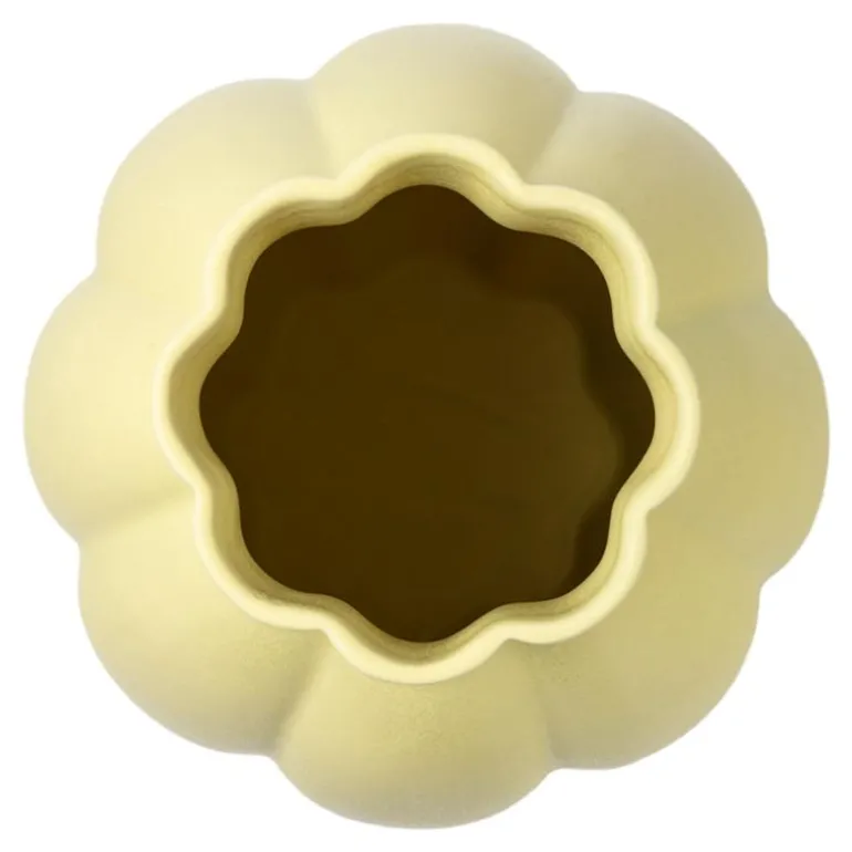 Birgit vase 35 cm pale yellow