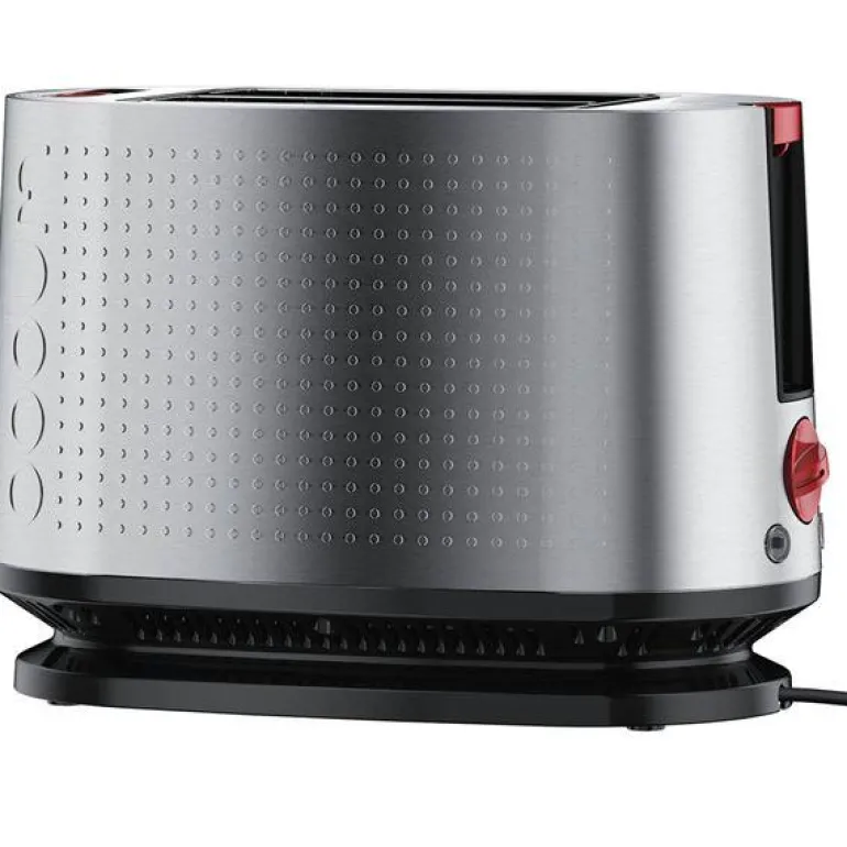 Bistro brødrister 2 skiver matt stål