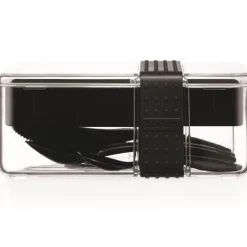 Bistro matboks med bestikk svart