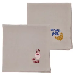 Bistro tøyservietter 40x40 cm 2 stk coffee brown