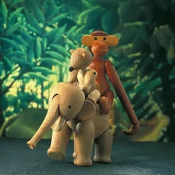 Bjørn eik/lønn 15 cm