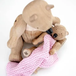 Bjørn eik/lønn 25 cm