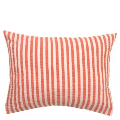 Bæk&Bølge Lines putetrekk 70x50 cm chili/bjørk