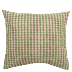 Bæk&Bølge putetrekk 60x50 cm grønn/soft pink