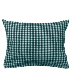 Bæk&Bølge putetrekk 60x50 cm grønn/lys blå