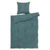 Bæk&Bølge sengetøy 140x200 cm grønn/lys blå
