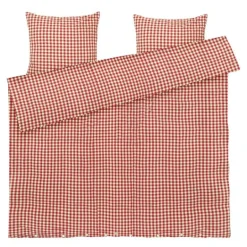 Bæk&bølge sengetøy 200x220 cm rød/gul