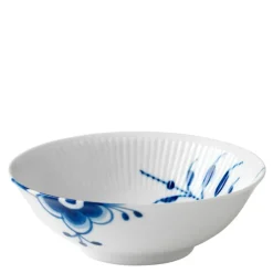 Blå Mega Riflet porsjonsskål 35 cl