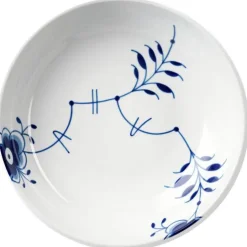 Blå Mega Riflet serveringsskål 240 cl