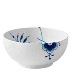 Blå Mega Riflet skål 21 cm