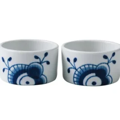 Blå Mega Riflet souffle 8,5 cm 2 stk