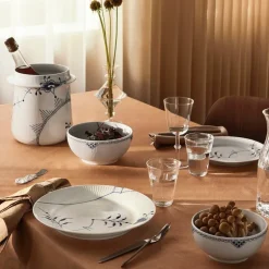 Blå Mega Riflet tallerken 27 cm dekor 9