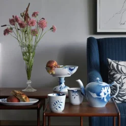 Blå Mega Riflet termokopp 26 cl