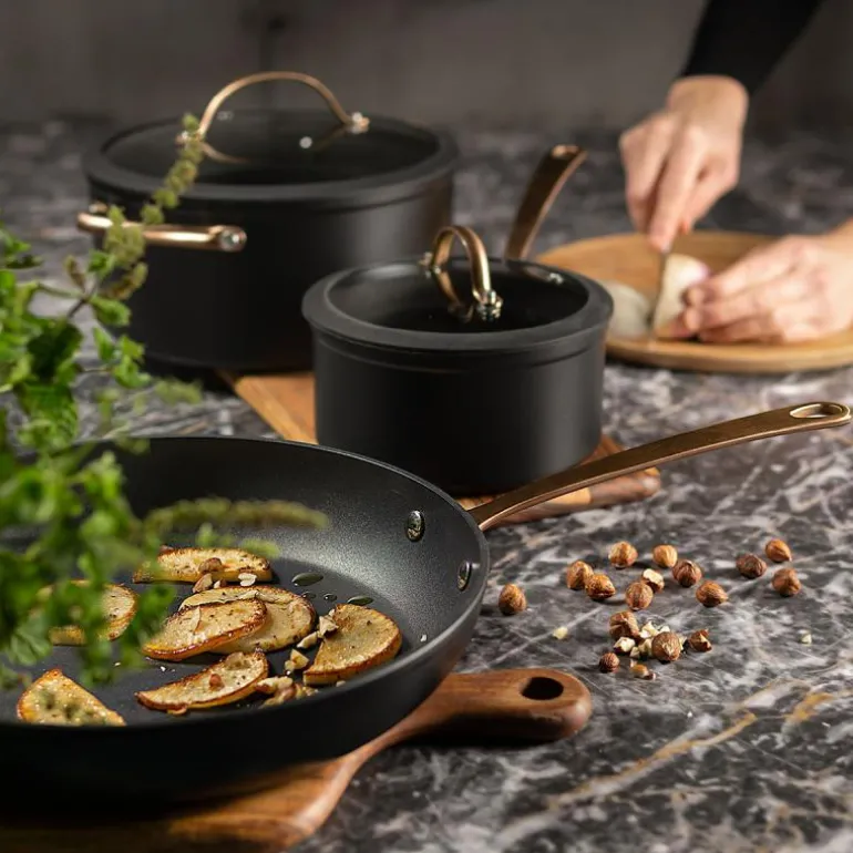 Black Copper grytesett kfcc g7 3 deler svart/kobber