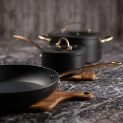 Black Copper grytesett kfcc g7 3 deler svart/kobber