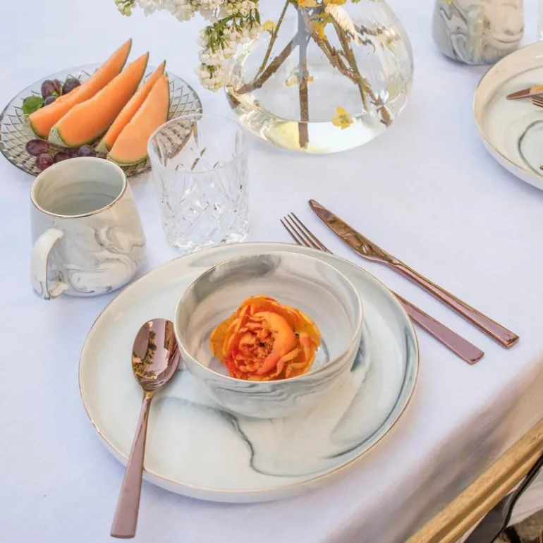 Black Rose bestikksett 24 deler kobber