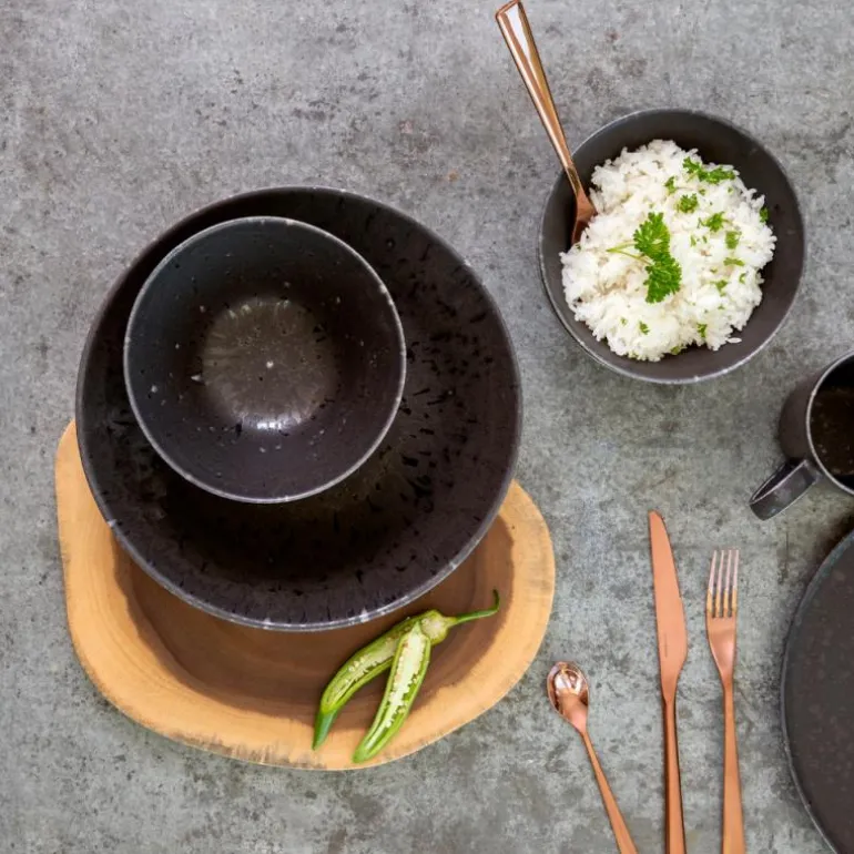 Black Satin skål 68 cl