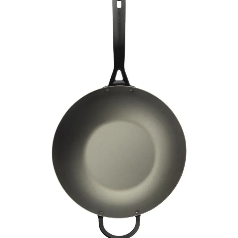 Blacksteel karbonstål wokpanne 33 cm svart