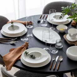 Blanche ovalt fat 40x24,5 cm hvit