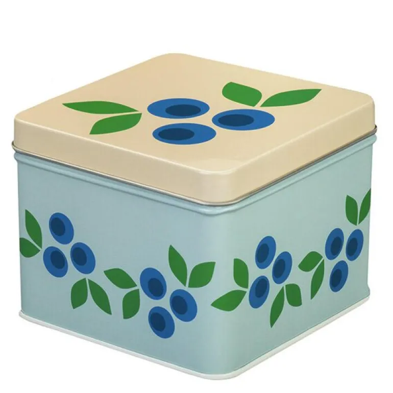 Blåbær matboks 8x10 cm blå