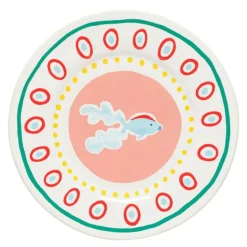 Bliss tallerken flat 22 cm fisk multi